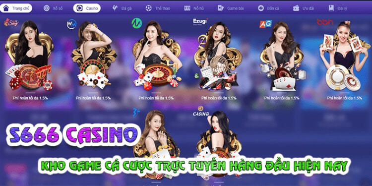 Casino S66 với nhiều ưu điểm hấp dẫn